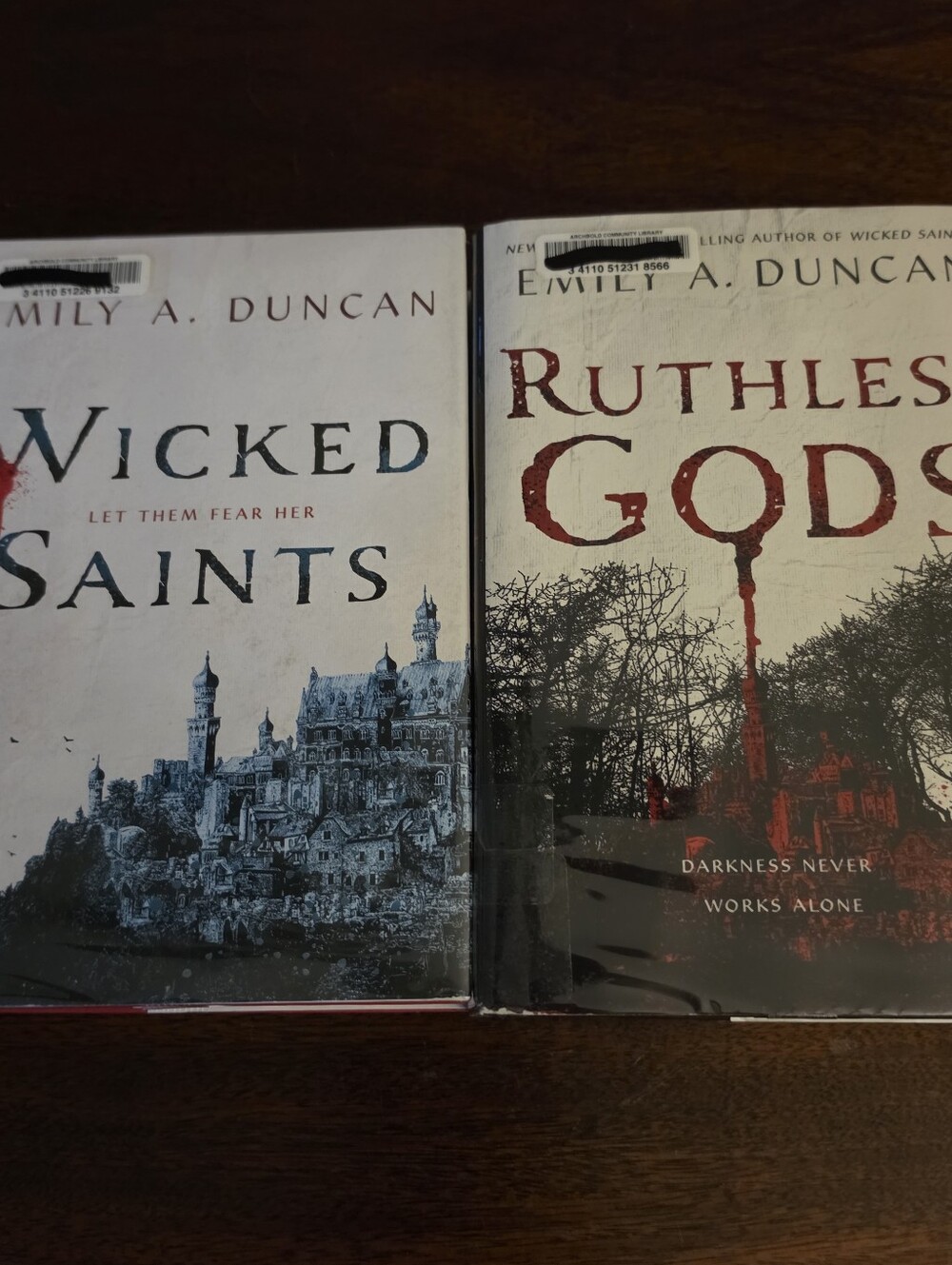 Something Dark and Holy Trilogy Books 1 And 2 by Emily A. Duncan Hardcover
